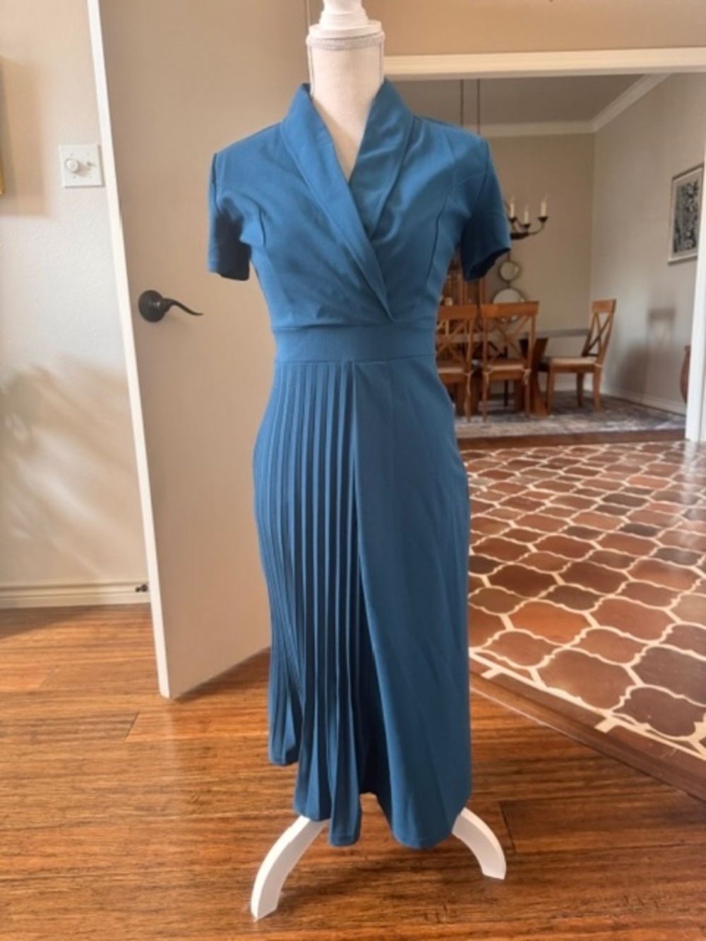Elegant Blue Dress - Size 2